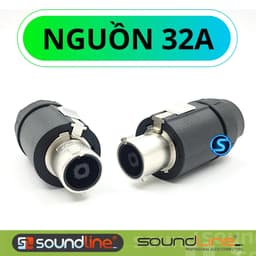 Jack Giắc nguồn âm thanh 32A, nguồn audio hàng chất lượng, Soundline 1