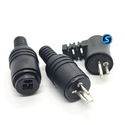 Jack Loa Din , 2 Pin Tròn Dẹt, Cong ,Thẳng,Âm Châu Âu ( Giá 1c ) 1