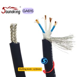 Dây tín hiệu 4 Lõi âm thanh, Micro SOUNDKING GA615 1