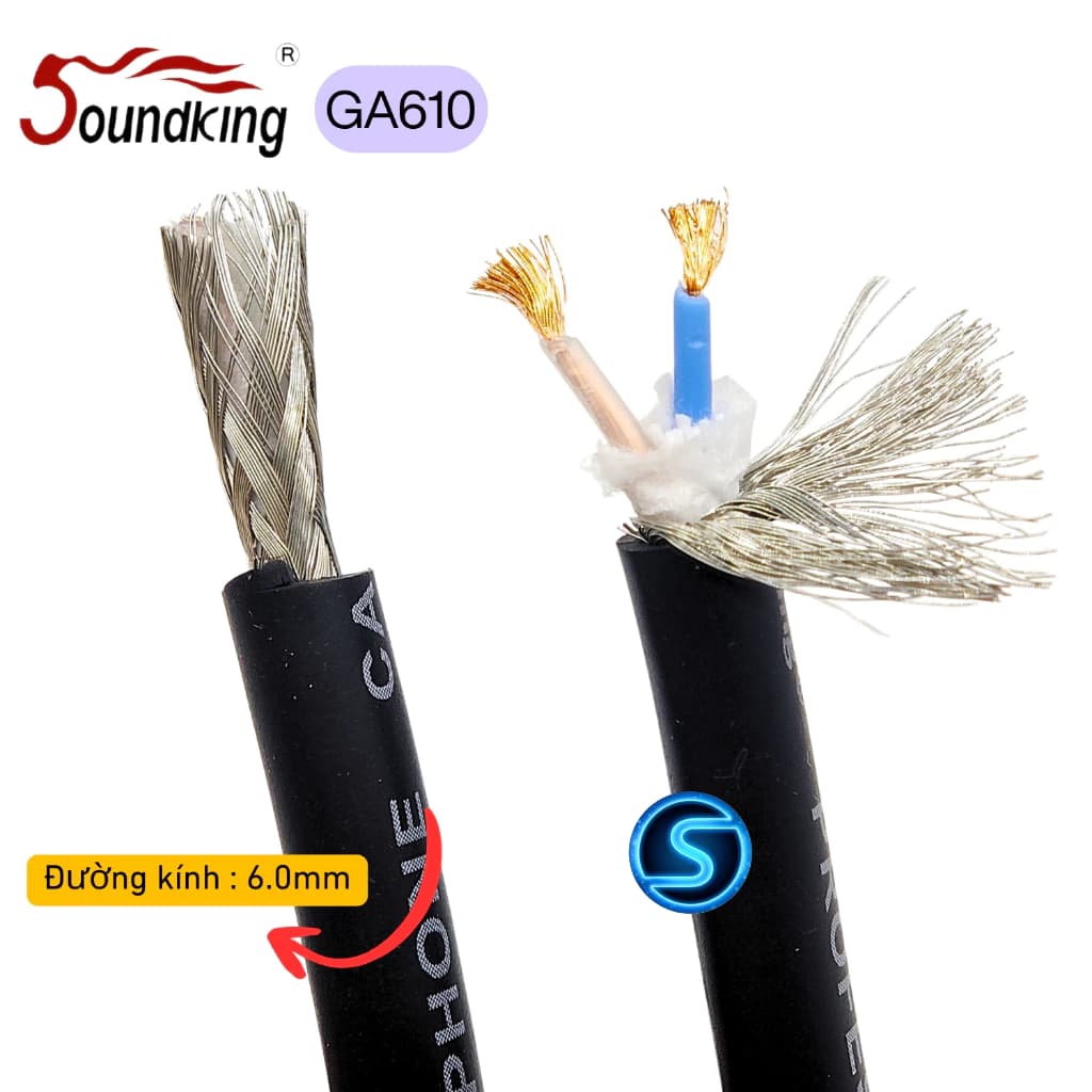 Dây tín hiệu Âm Thanh, Micro SOUNDKING GA610.
