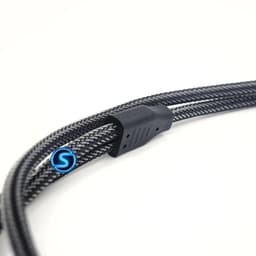 Dây jack tín hiệu 3.5 ra 2 đầu 6 ly. Bọc Xác rắn, chống gập gãy, hãng Soundline 4