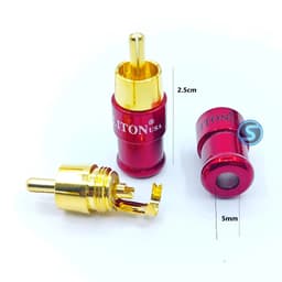 ( 1 Cặp ) Jack AV - Hoa Sen - RCA Monster hàn dây 3