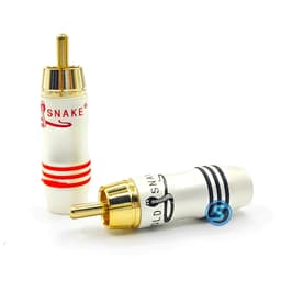 (1 Cặp) Jack AV - Hoa Sen - RCA hàn dây , hàng đẹp GOLDSnake. 4