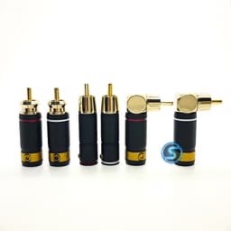 (1 Cặp) Jack ( rắc ) AV - Hoa Sen - RCA  HIFI chất lượng 1