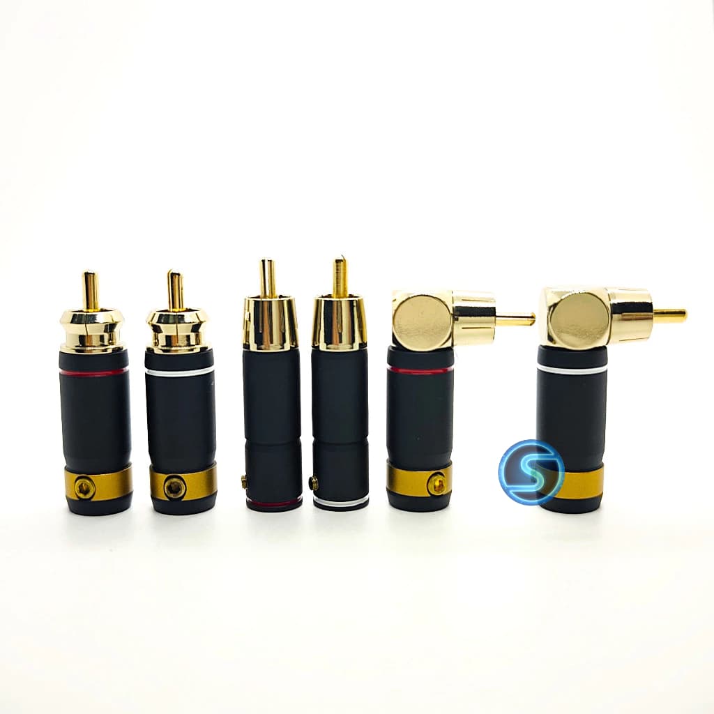 (1 Cặp) Jack ( rắc ) AV - Hoa Sen - RCA  HIFI chất lượng