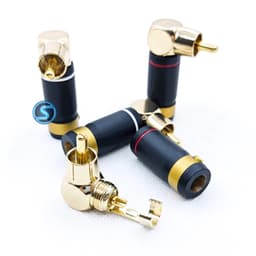 (1 Cặp) Jack ( rắc ) AV - Hoa Sen - RCA  HIFI chất lượng 6