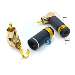 (1 Cặp) Jack ( rắc ) AV - Hoa Sen - RCA  HIFI chất lượng 8