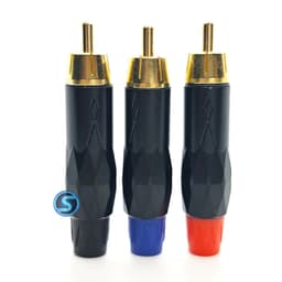 (1 Cặp) Jack AV, Hoa Sen, RCA , hàn dây , chân đồng đẹp chính hãng SL. 1