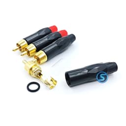 (1 Cặp) Jack AV, Hoa Sen, RCA , hàn dây , chân đồng đẹp chính hãng SL. 2