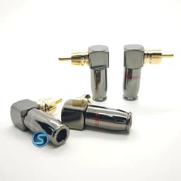 (1 Cặp) Jack ( rắc ) AV - Hoa Sen - RCA  Cong Goldsnake 1