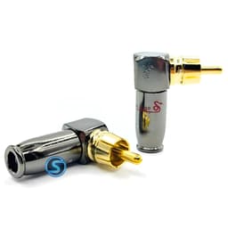 (1 Cặp) Jack ( rắc ) AV - Hoa Sen - RCA  Cong Goldsnake 3