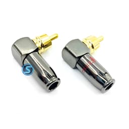 (1 Cặp) Jack ( rắc ) AV - Hoa Sen - RCA  Cong Goldsnake 4