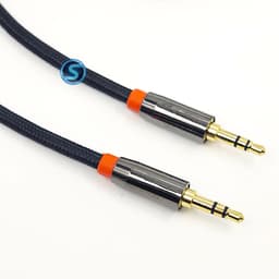 Dây audio 2 đầu 3.5 ly loại xịn bọc xác rắn, hãng Soundline . Giá 1 Dây 1
