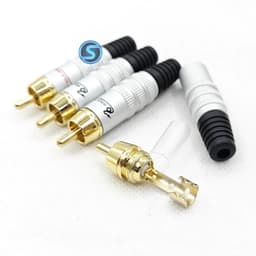 (1 Cặp) Jack ( rắc ) AV - Hoa Sen - RCA GoldSnake. Hàng Đẹp Tốt 2