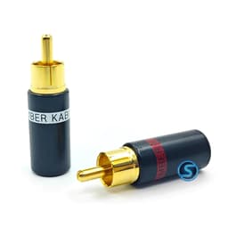 (1 Cặp) Jack Hoa sen, RCA, AV hãng Kimber, chân đồng đẹp. 3