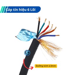 Dây tín hiệu 6 lõi Audio Âm Thanh đồng OFC chính hãng Soundline BD266. ( Giá 1M ) 1