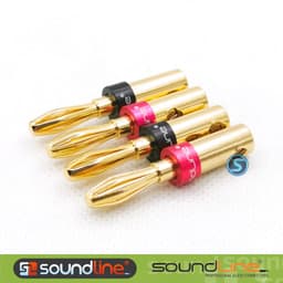 ( 02 Cái ) Jack Bắp chuối đỏ đen, hãng SOUNDLINE. 3