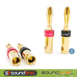 ( 02 Cái ) Jack Bắp chuối đỏ đen, hãng SOUNDLINE. 4