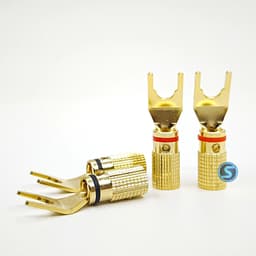 ( 1 Cặp ) Jack càng cua cắm loa , chất lượng. Chân cắm rất chắc chắn 1