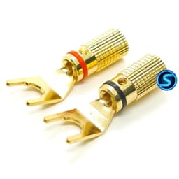 ( 1 Cặp ) Jack càng cua cắm loa , chất lượng. Chân cắm rất chắc chắn 3