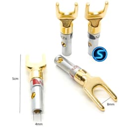 ( 1 Cặp ) Jack càng cua cắm loa hãng NAKAMICHI. 2