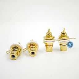 ( 1 Cặp ) Jack rắc , AV,  hoa sen, RCA  âm hàn máy. 1