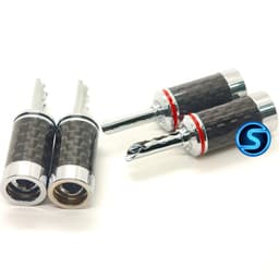 ( 1 Cặp ) Jack loa bắp chuối răng cưa, mạ cacbon. Hàng Đẹp 4