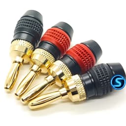 ( 1 Cặp ) Jack Bắp chuối đỏ đen, thân bọc cao su, loại 1. 4
