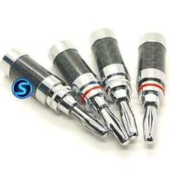 (1 Cặp) Jack loa bắp chuối cao cấp, mạ cabon audio chất lượng 2