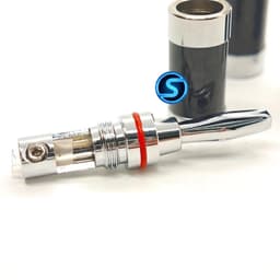 (1 Cặp) Jack loa bắp chuối cao cấp, mạ cabon audio chất lượng 3