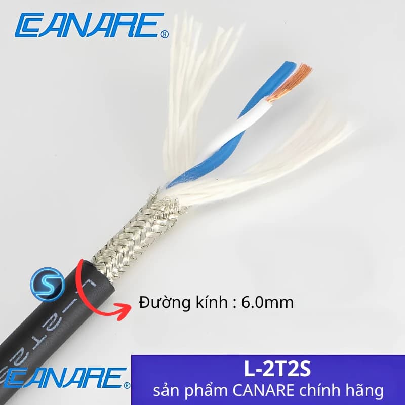[Chính Hãng] Dây tín hiệu Canare L2T2S ( Giá 1M )