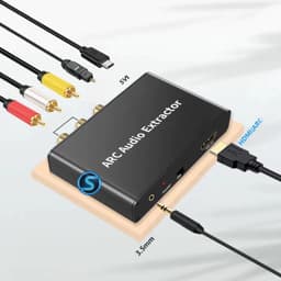 Bộ chuyển đổi âm thanh cổng HDMI ARC ra Quang /AV tặng kèm dây hdmi 5