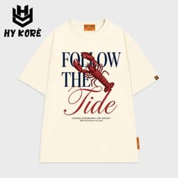 Áo Thun Nam Nữ Form Rộng Localbrand HY KORÉ Tôm Hùm 3228 Oversize Unisex Vải Cotton Thấm Hút Mồ Hôi 1