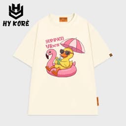 Áo Thun Nam Nữ Form Rộng Localbrand HY KORÉ Vịt 3236 Oversize Unisex Vải Cotton Thấm Hút Mồ Hôi 1