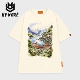 Áo Thun Nam Nữ Form Rộng Localbrand HY KORÉ 3245 Oversize Unisex Vải Cotton Thấm Hút Mồ Hôi 1