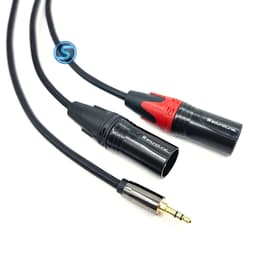 Dây 3.5 Ra 2 Đầu Canon Đực Soundline, dài 1.5M ; 3M ; 5M. 1