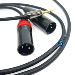 Dây 3.5 Ra 2 Đầu Canon Đực Soundline, dài 1.5M ; 3M ; 5M. 4