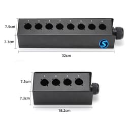 Hộp cáp link , cáp line gắn giắc âm thanh, nguồn, typeC, tất cả socket âm thanh. 4