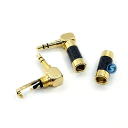 Jack rắc 3ly,  3.5mm ( 3 khấc ) phone mạ Cacbon vàng. ( Giá 1c ) 2