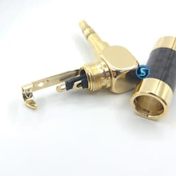 Jack rắc 3ly,  3.5mm ( 3 khấc ) phone mạ Cacbon vàng. ( Giá 1c ) 3