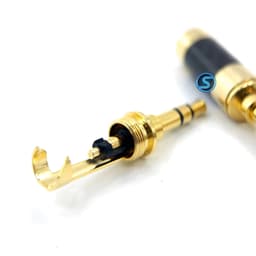 Jack rắc 3ly,  3.5mm ( 3 khấc ) phone mạ Cacbon vàng. ( Giá 1c ) 5