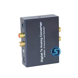 Bộ chuyển đổi tín hiệu Cáp Quang, giải mã  ÂM THANH ( chuyển kênh Optical ) 2 vào 1 ra 3