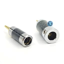 Jack rắc 2.5ly , 2.5mm . 4 khấc hàn dây. inox cacbon. Giá 1c. 4