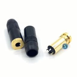 Jack rắc 3ly âm - 3.5mm âm - 4 cực âm thanh.Âm hàn dây. ( Giá 1c ) 2