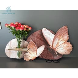 [ TRANH TRÁNG GƯƠNG ĐÈN LED + BÌNH HOA ] Tranh Treo Tường - Tặng Kèm Bình Hoa - Trang Trí Nhà Cửa/Phòng Khách/Ăn/Ngủ. 2