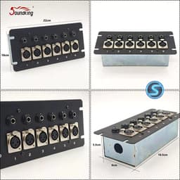 Hộp âm sàn Canon, hộp âm canon, 6ly, gắn socket âm thanh hãng SOUNDKING. 3