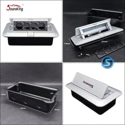Hộp âm sàn Canon, hộp âm canon, 6ly, gắn socket âm thanh hãng SOUNDKING. 4