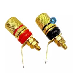 ( 1 Cặp ) Jack đấu loa, cọc loa, mạ vàng. 1