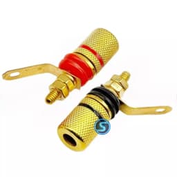 ( 1 Cặp ) Jack đấu loa, cọc loa, mạ vàng. 2