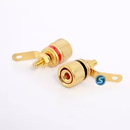 ( 1 Cặp ) Jack đấu loa, cọc loa, mạ vàng, hàng đẹp 2
